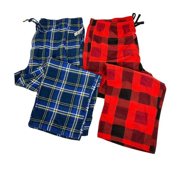 NWT Blue Red Men's Sonoma Essential Pants Pajamas lot of 2 3XL Tall pj's L33 - Picture 2 of 9
